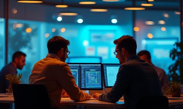 Equipo de retail implementando cultura DevOps