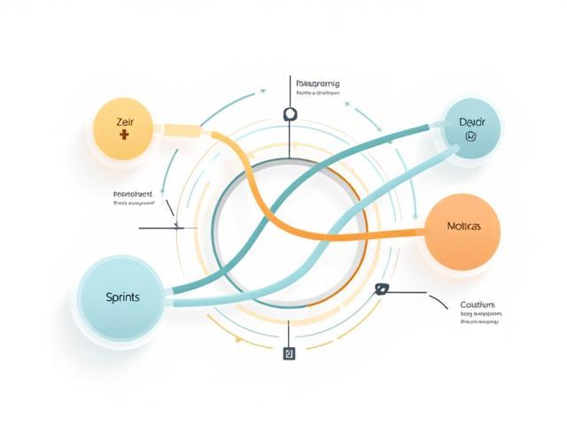 Gráfico de flujo de aprendizaje iterativo de la metodología ágil